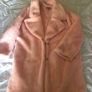 Baby Pink fur coat